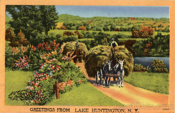 Greetings from Lake Huntington New York
