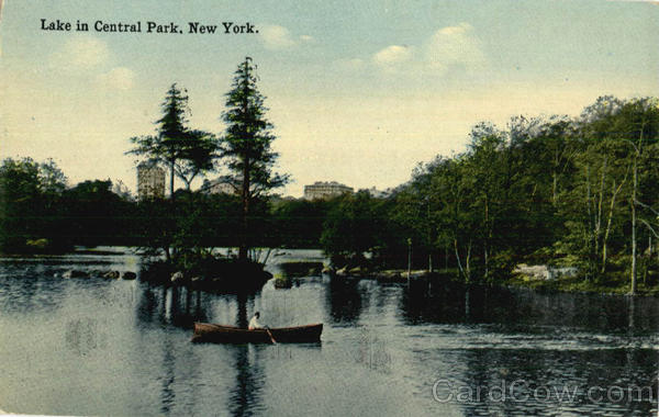 Lake in Central Park New York City