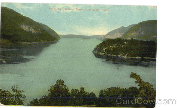 View up Hudson River West Point New York