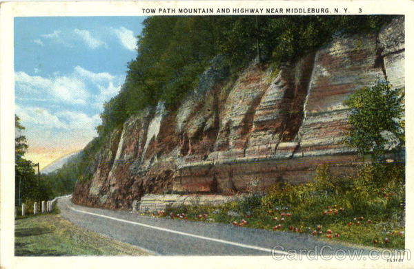 Tow Path Mountain and Highway Middleburg New York
