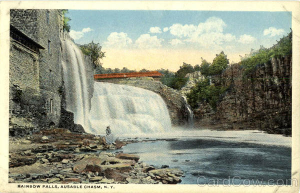 Rainbow Falls Ausable Chasm New York
