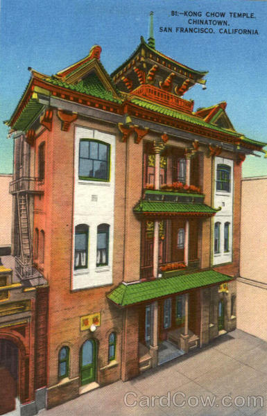 BL-Kong Chow Temple, Chinatown San Francisco California