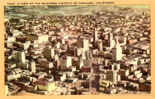 A View of The Business District of Oakland California