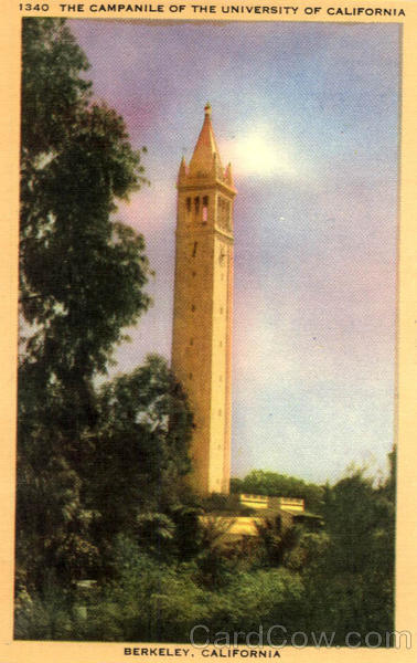 The Campanile of the University of California Berkeley