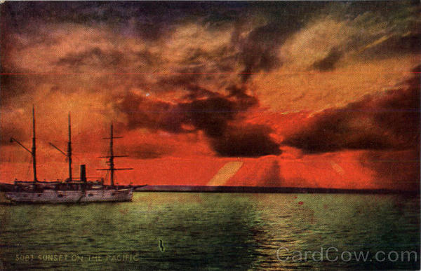 Sunset on the Pacific Scenic California