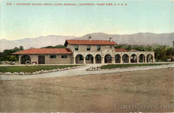 Southern Pacific Depot Santa Barbara California