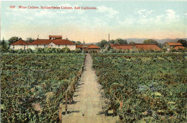 Wine Cellars, Italian-Swiss Colony Asti California