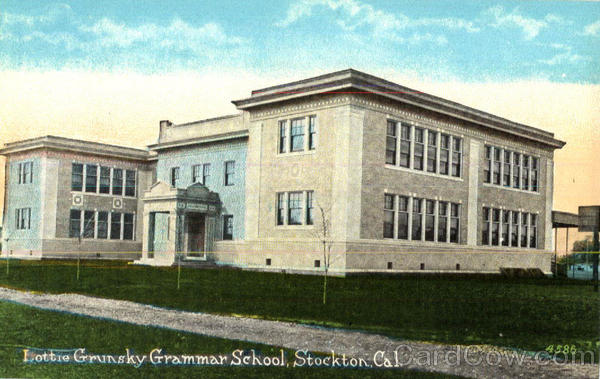 Lottie Grunsky Grammar School Stockton California