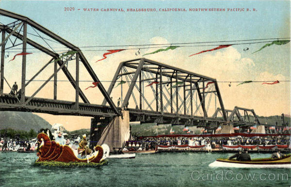 Water Carnival, Northwestern Pacific R.R Healdsburg California