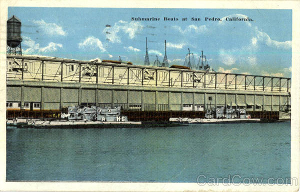 Submarine Boats at San Pedro California