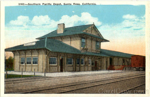 Southern Pacific Depot Santa Rosa California