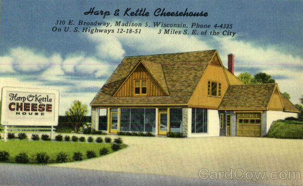 Harp & Kettle Cheesehouse, 310 E, Broadway Madison Wisconsin