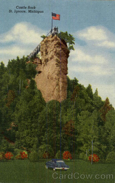 Castle Rock Saint Ignace Michigan