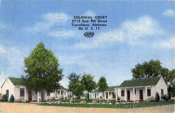 Colonial Court, 2715 East, 9th Street Tuscaloosa Alabama