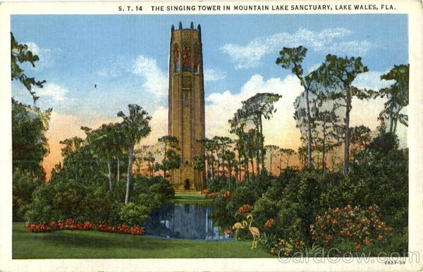 The Singing Tower in Mountain Lake Sanctuary Lake Wales Florida