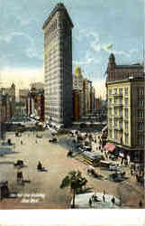 The Flat-Iron Building Postcard