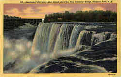 American Falls from Luna Island, Luna Island Postcard