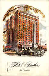 Hotel Statler Postcard