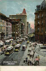 Broadway from St. Pauls Postcard