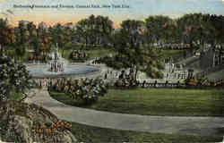 Bethesda Fountain and Terrace Postcard