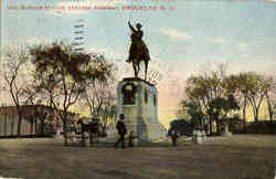 Qen. Slocum Statue, Eastern Parkway Postcard