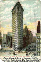 Flat Iron Building Postcard