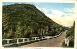 Moxon Mountain and State Highway Postcard