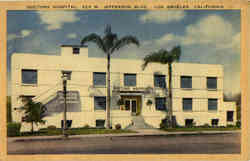 Doctors Hospital, 325 W. Jefferson BLVD Postcard