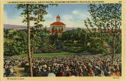 Laurence Frost Memorial Amphitheatre, Stanford University Postcard