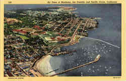 Air View of Monterey Postcard