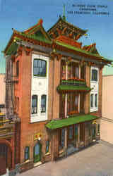 BL-Kong Chow Temple, Chinatown Postcard