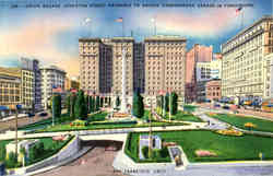 Union Square, Stockton Street Postcard