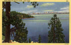View From The Nevada Shore Postcard