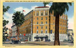 Hotel Sainte Claire, San Carlos and Market Sts Postcard