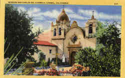 Mission san Carlos Del Carmelo Postcard