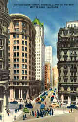 Montgomery Street, Financial center of the west Postcard