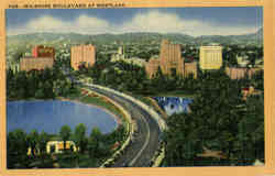 Wilshire Boulevard At Westlake Postcard