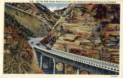 On The New Ridge Route Cut off Postcard