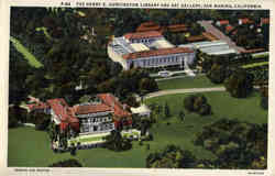 The Henry E. Huntington Library and Art Gallery Postcard