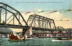 Water Carnival, Northwestern Pacific R.R Postcard
