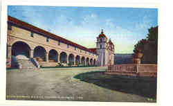 Santa Barbara Mission Postcard