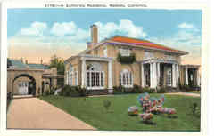 A California Residence Postcard