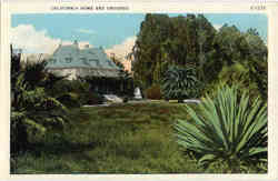 California Home And Grounds Postcard