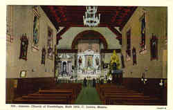 Interior, Church of Guadalupe Postcard