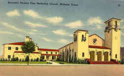 Beautiful Modern First Methodist Church Postcard