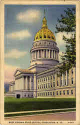 West Virginia State Capitol Postcard