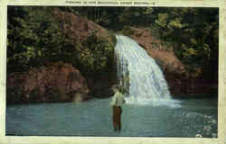 Fishing in the Beautiful Ozark Region Postcard