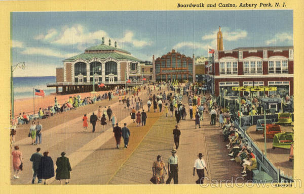 Boardwalk And Casino Asbury Park New Jersey