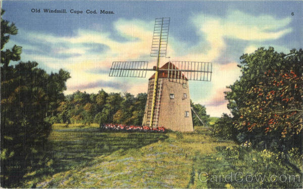 Old Windmill Cape Cod Massachusetts