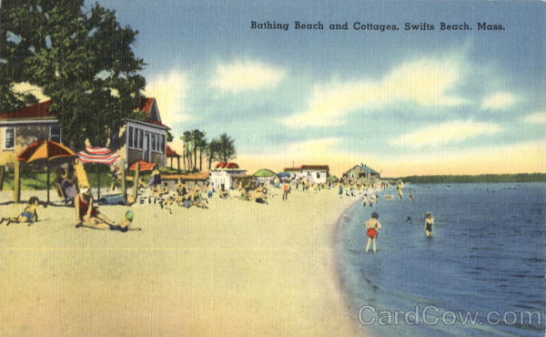 Bathing Beach And Cottages Swifts Beach Massachusetts